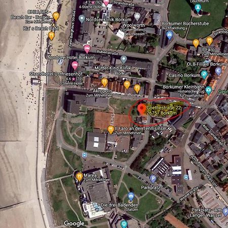 Appartamento Haus Kleeblatt Borkum Esterno foto